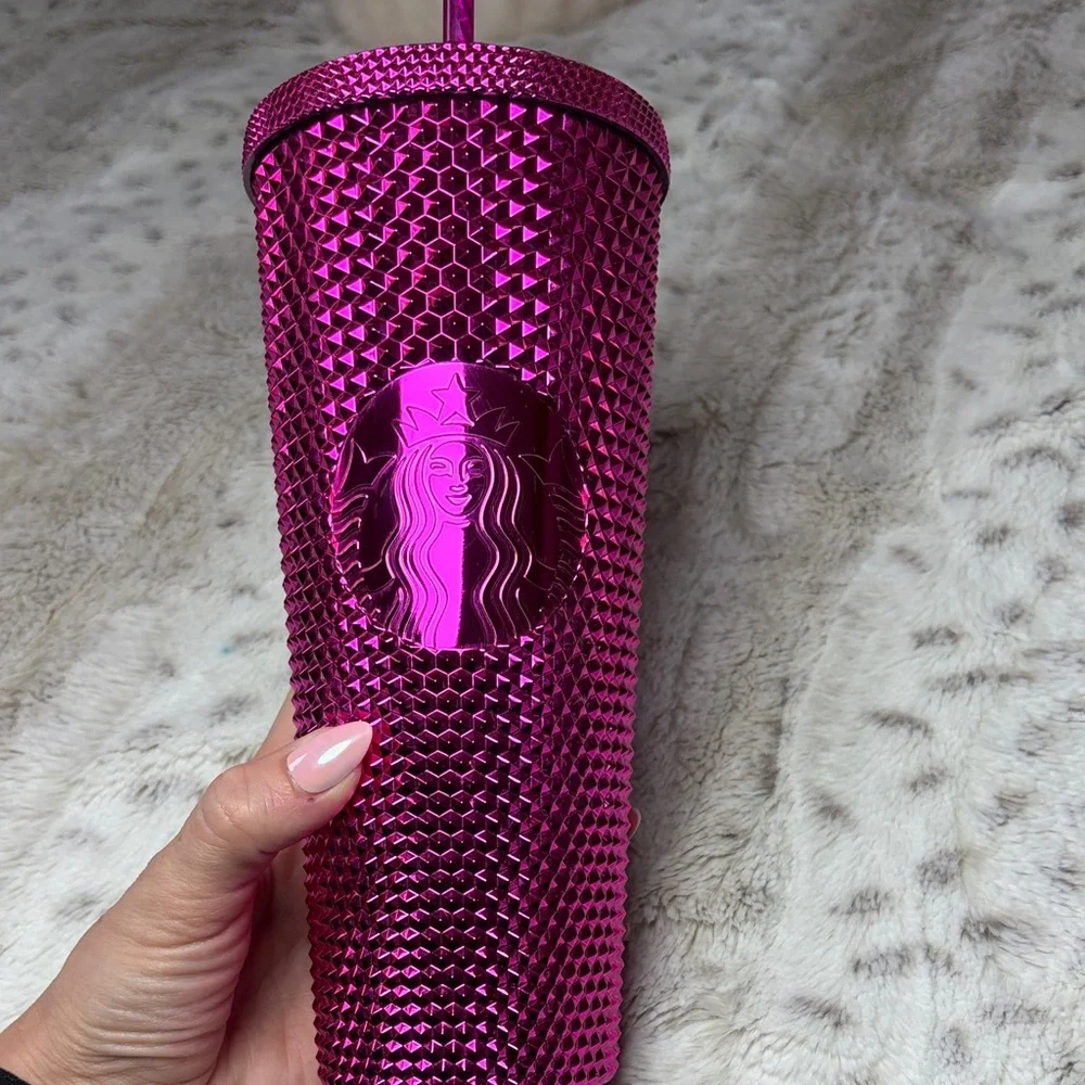 Starbucks Fuchsia Studded Tumbler - Picture 3 of 9